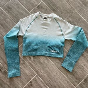 Gymshark ombré seamless crop top